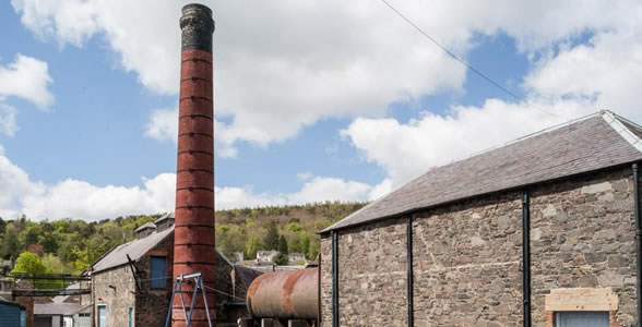 Scotlands longest operating textile mill in Innerleithen